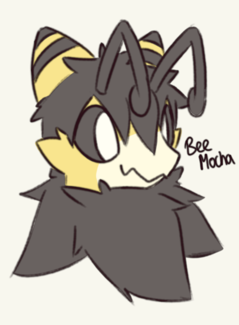 Bee Mocha Headshot Sketch