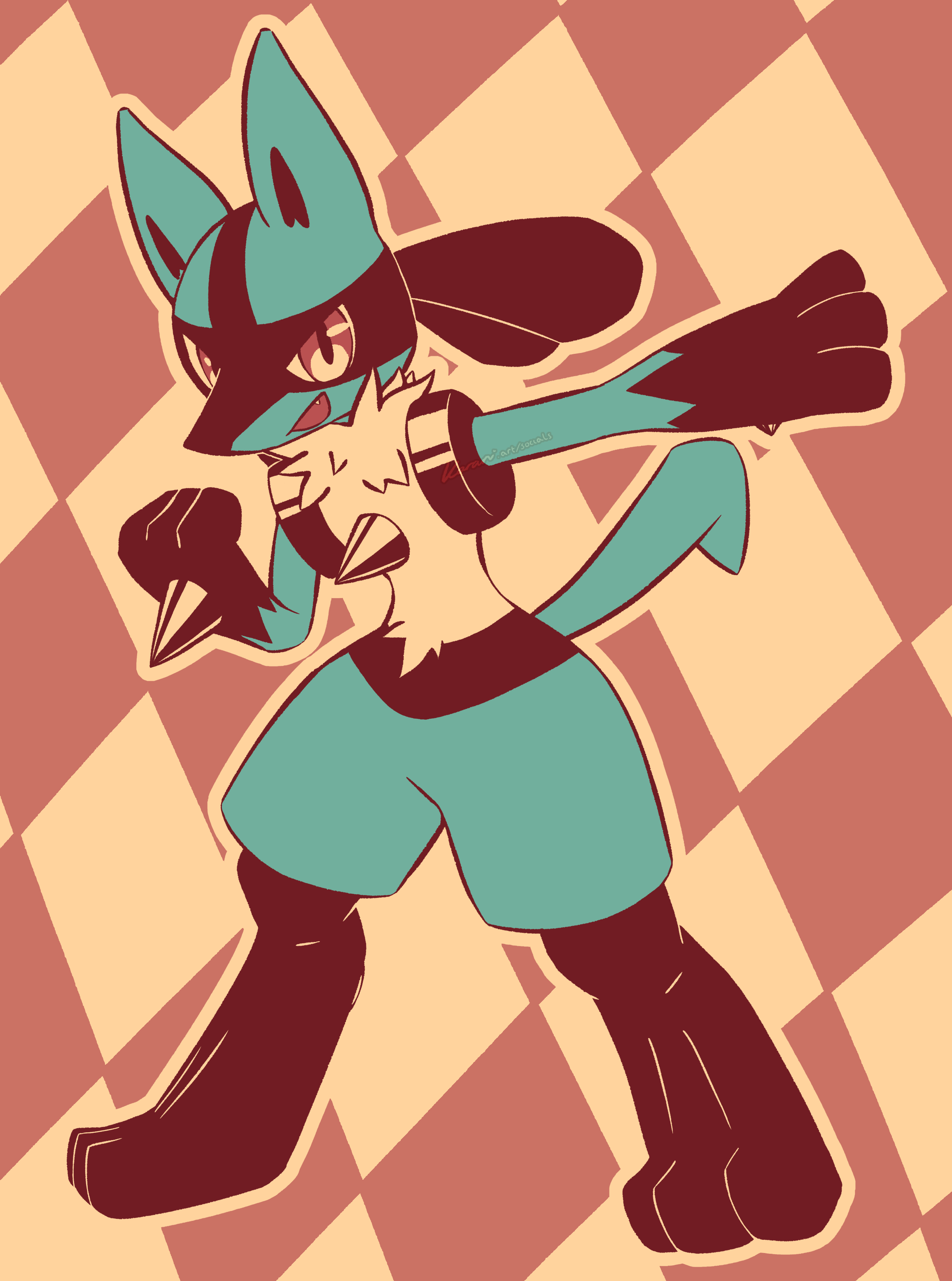 Actual Lucario Art