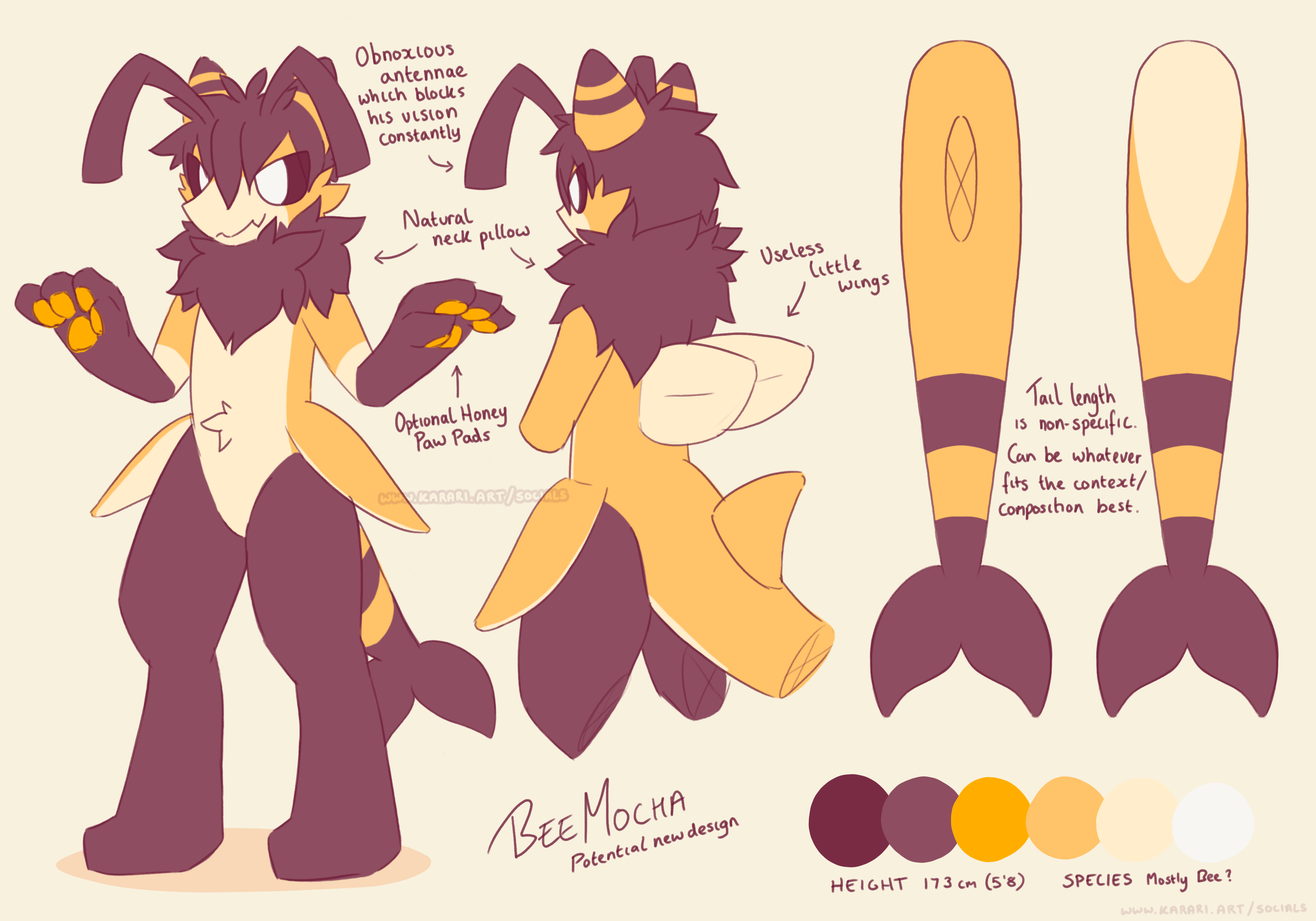 Bee Mocha Redesign Reference