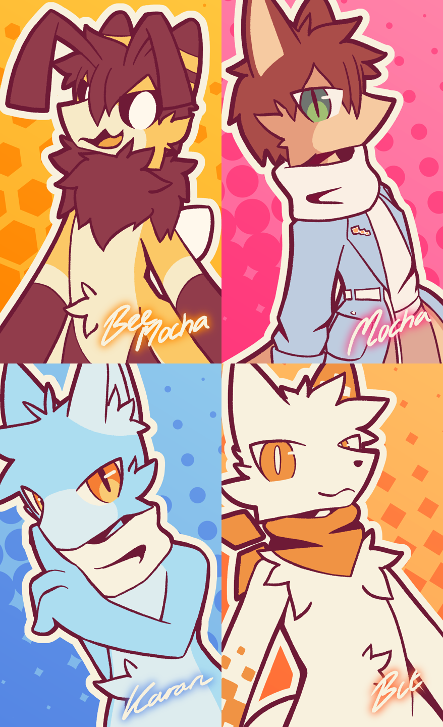 Website Character Cards