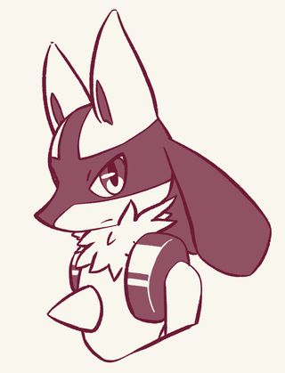 Thumbnail for Derusting Lucario Sketch